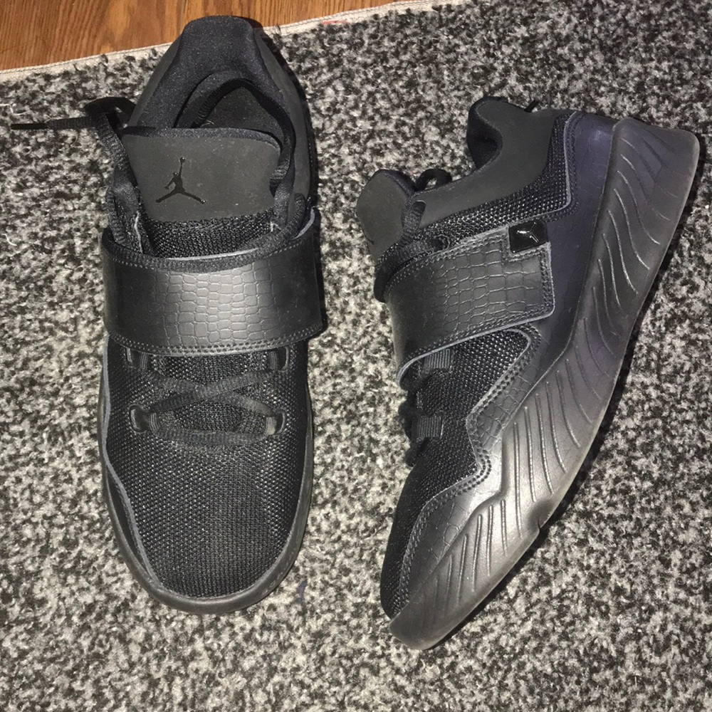 All Black Jordans